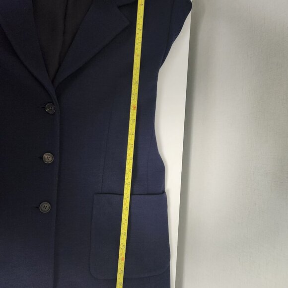 Trussardi Women's Blazer/Jacket Navy Blue Made in Italy - Picture 5 of 13